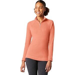 SmartWool Classic Thermal Base Layer Top - Merino Wool, Zip Neck - L - NWT